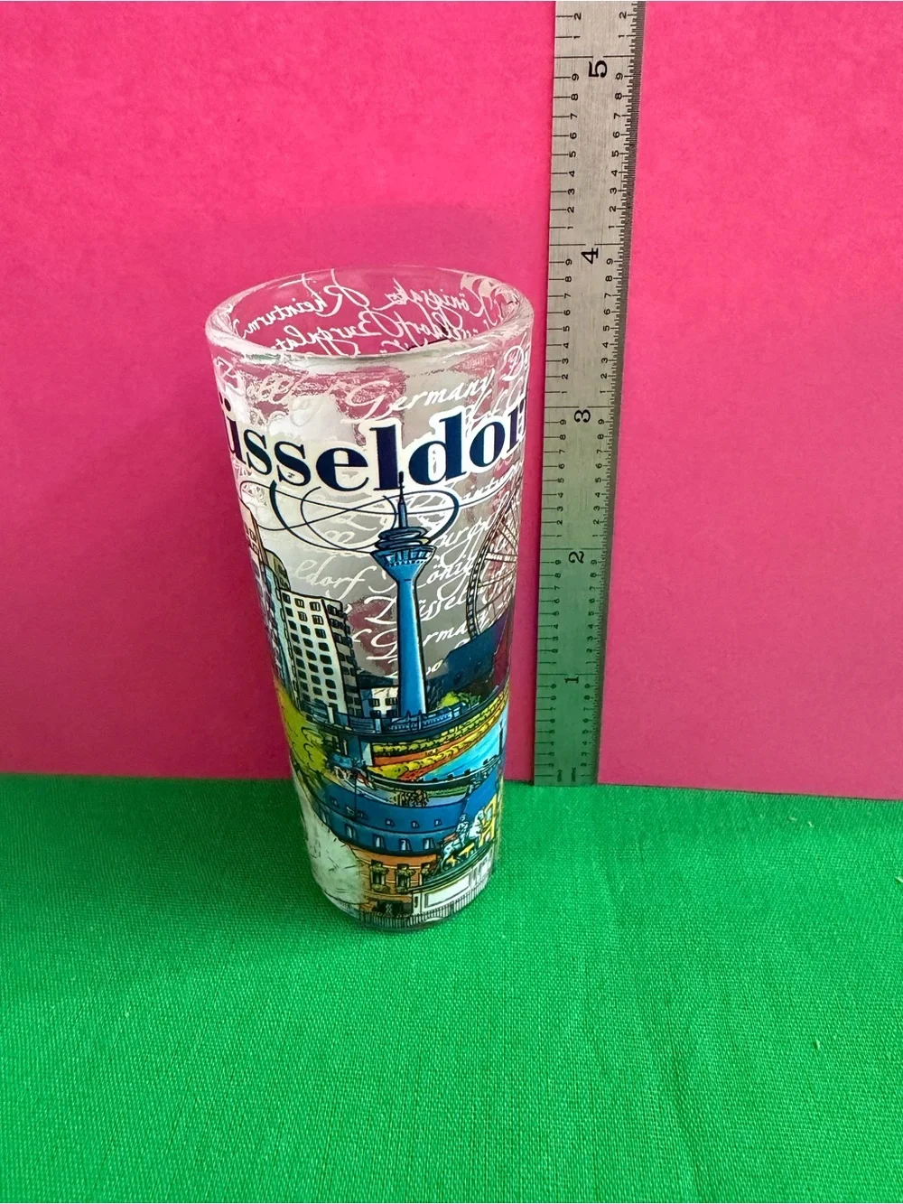 Dusseldorf Souvenir shot glass - Multicolor